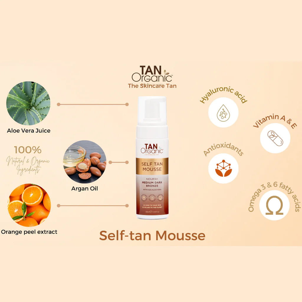 TanOrganic Self Tan Mousse - 120ml